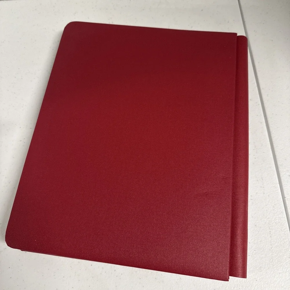 Creative Memories 9x11 vintage red scrapbook album, unused
